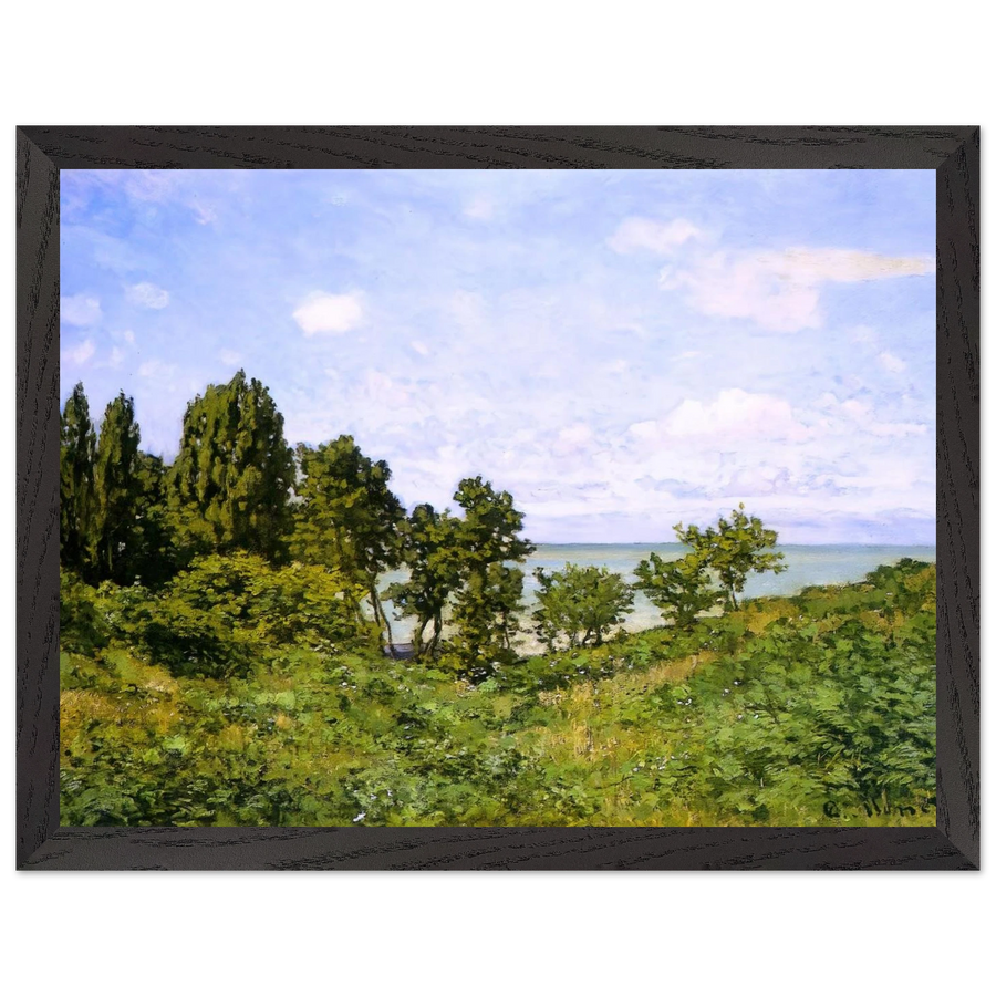 By the Sea by Claude Monet — Framed art print at Zephyeer