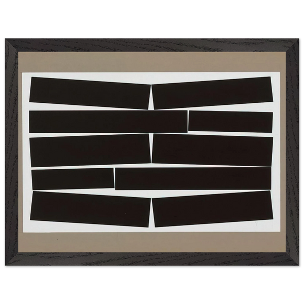 Metaesquema Dois brancos - 1958 by Helio Oiticica — Framed art print at Zephyeer