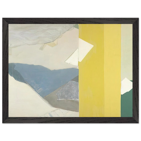 Three Whites - 1963 by Kenzo Okada — Framed art print at Zephyeer