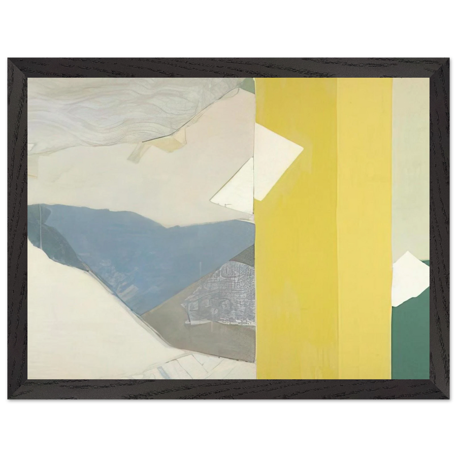 Three Whites - 1963 by Kenzo Okada — Framed art print at Zephyeer