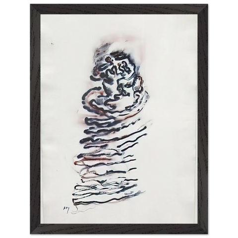 UNTITLED 1970 by Henri Michaux — Framed art print at Zephyeer