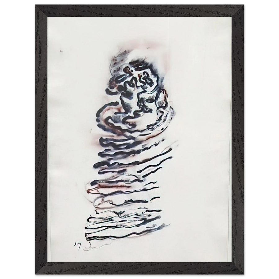 UNTITLED 1970 by Henri Michaux — Framed art print at Zephyeer
