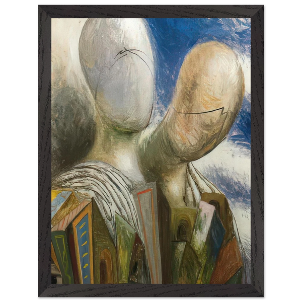 THE SPOUSES 1926 by Giorgio de Chirico — Framed art print at Zephyeer