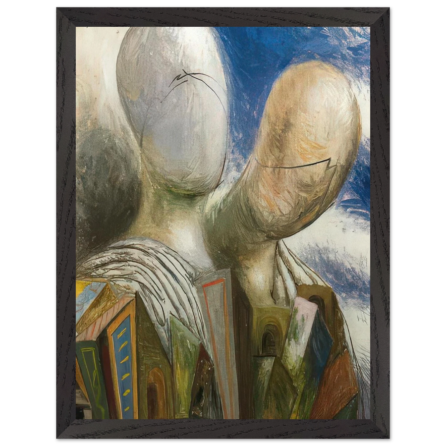 THE SPOUSES 1926 by Giorgio de Chirico — Framed art print at Zephyeer