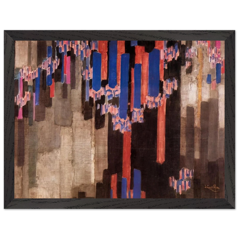 Ordination of verticals by Frantisek Kupka — Framed art print at Zephyeer