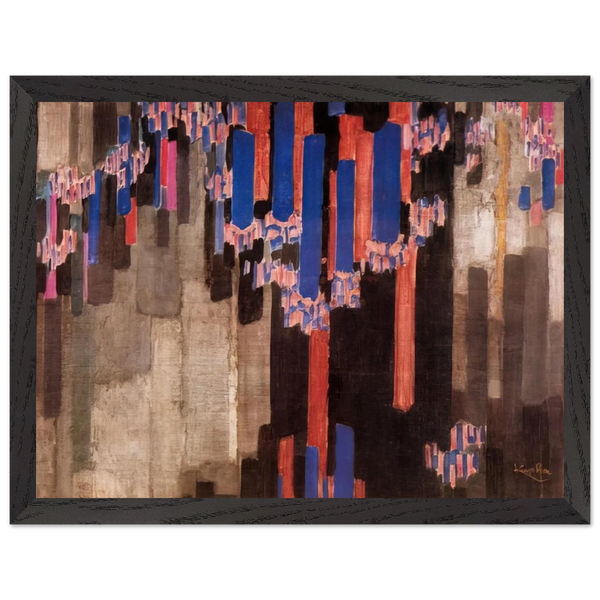 Ordination of verticals by Frantisek Kupka — Framed art print at Zephyeer