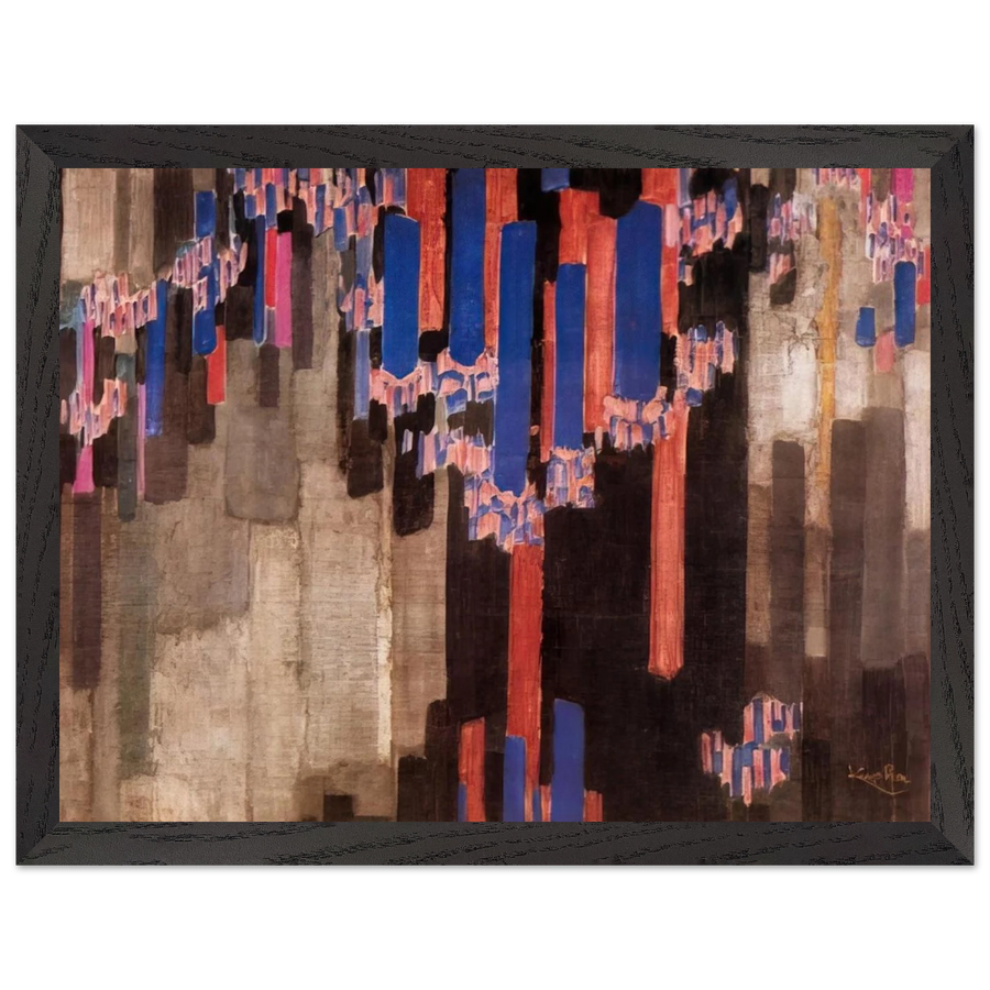 Ordination of verticals by Frantisek Kupka — Framed art print at Zephyeer