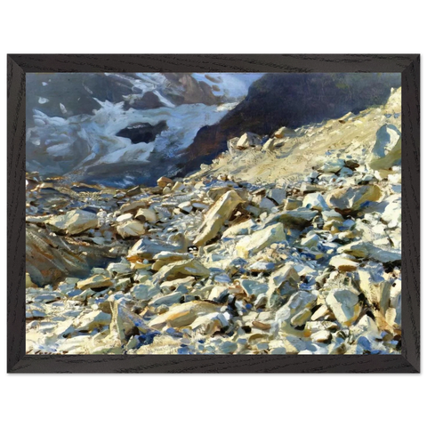 The Moraine by John Singer Sargent — Framed art print at Zephyeer