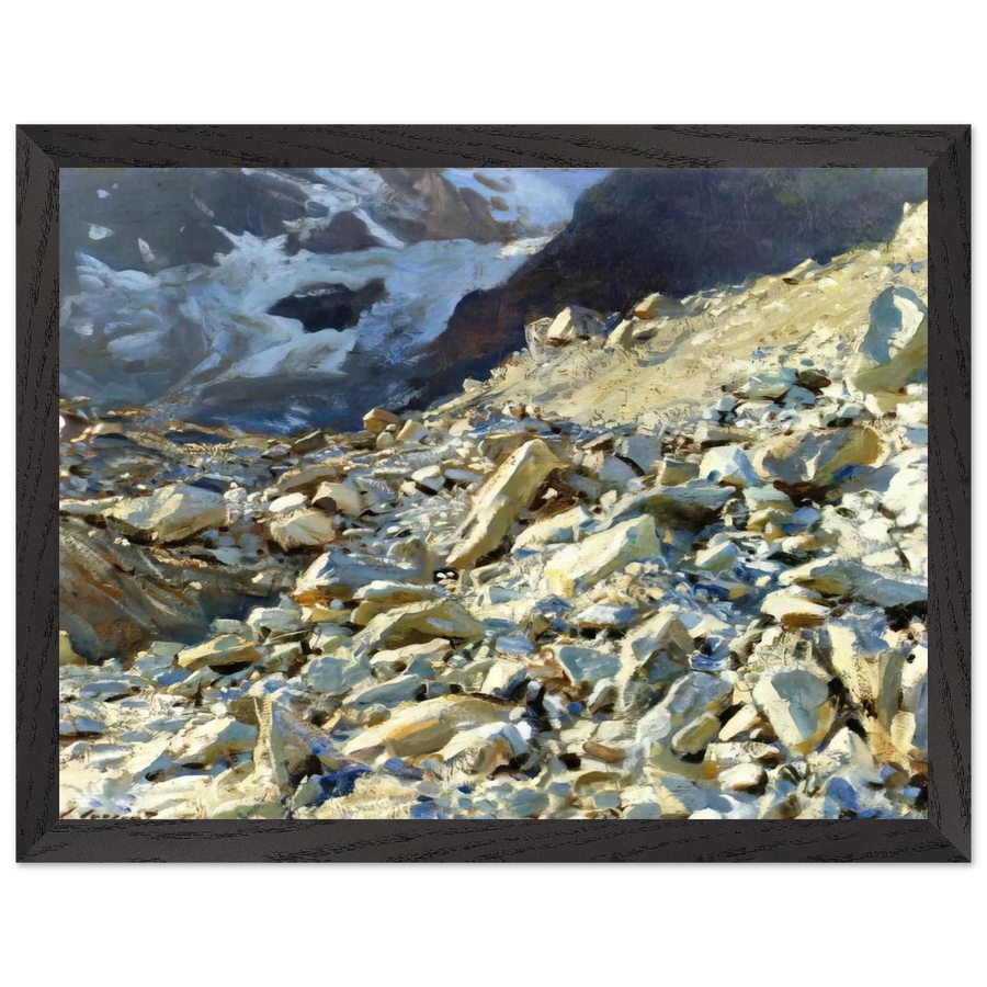 The Moraine by John Singer Sargent — Framed art print at Zephyeer