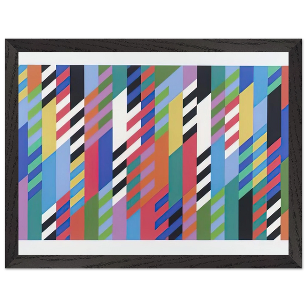 FETE 1989 by Bridget Riley — Framed art print at Zephyeer