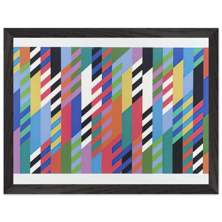FETE 1989 by Bridget Riley — Framed art print at Zephyeer
