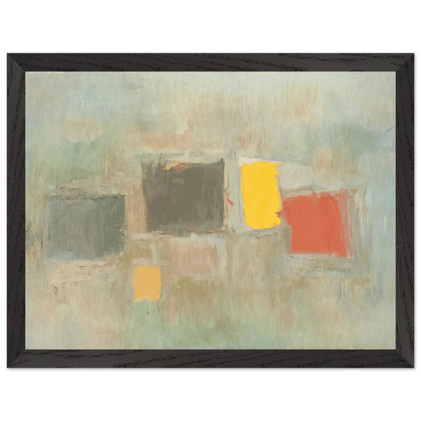 NUMBER 6 1956 by Esteban Vicente — Framed art print at Zephyeer