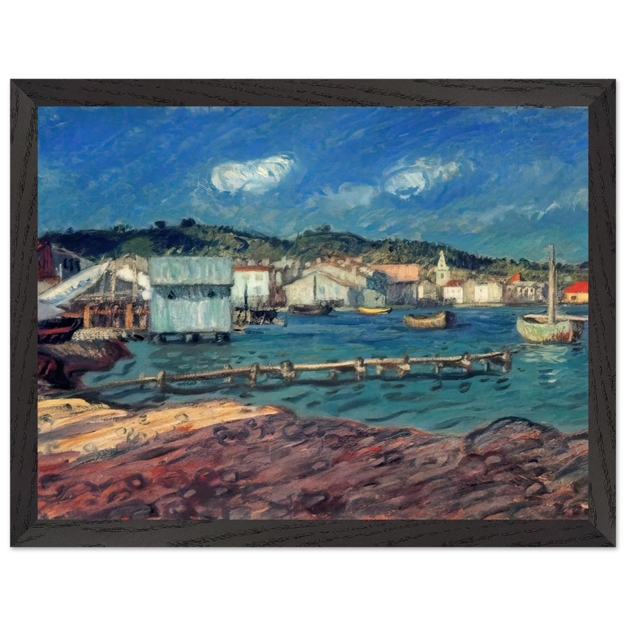 THE PORT OF MARTIGUES by Raoul Dufy — Framed art print at Zephyeer