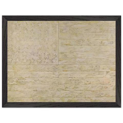 WHITE FLAG by Jasper Johns — Framed art print at Zephyeer