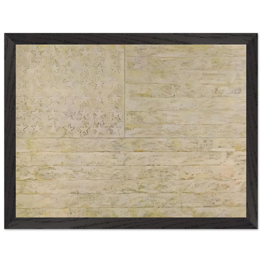 WHITE FLAG by Jasper Johns — Framed art print at Zephyeer
