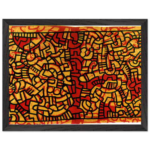 UNTITLED 1979 by Keith Haring — Framed art print at Zephyeer