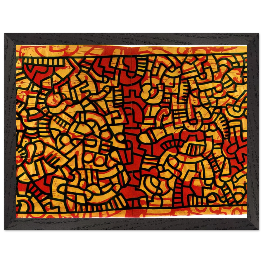 UNTITLED 1979 by Keith Haring — Framed art print at Zephyeer
