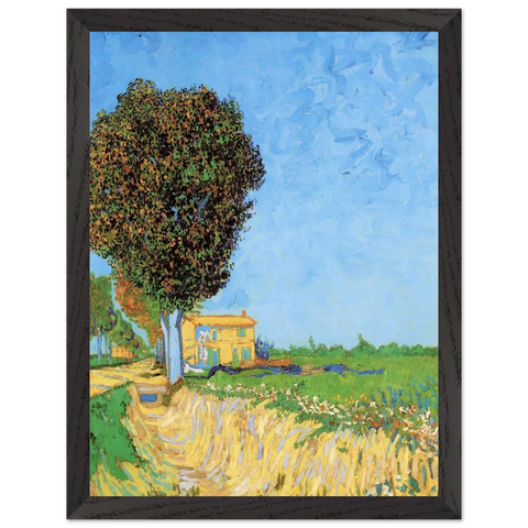 A Lane near Arles by Vincent van Gogh — Framed art print at Zephyeer