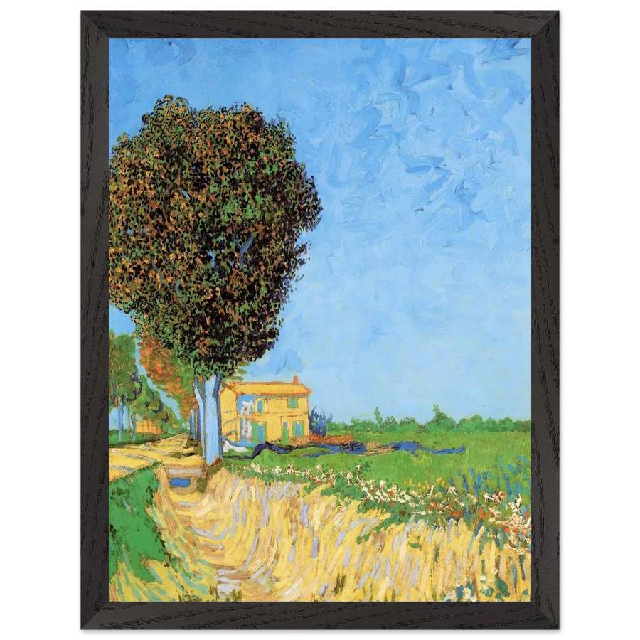 A Lane near Arles by Vincent van Gogh — Framed art print at Zephyeer