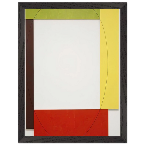 FOUR COLOR FRAME PAINTING 5 PARASOL UNIT 1984 by Robert Mangold — Framed art print at Zephyeer