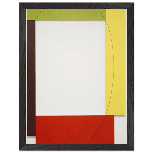 FOUR COLOR FRAME PAINTING 5 PARASOL UNIT 1984 by Robert Mangold — Framed art print at Zephyeer