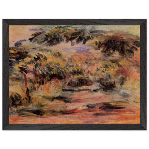 The Footpath by Pierre-Auguste Renoir — Framed art print at Zephyeer