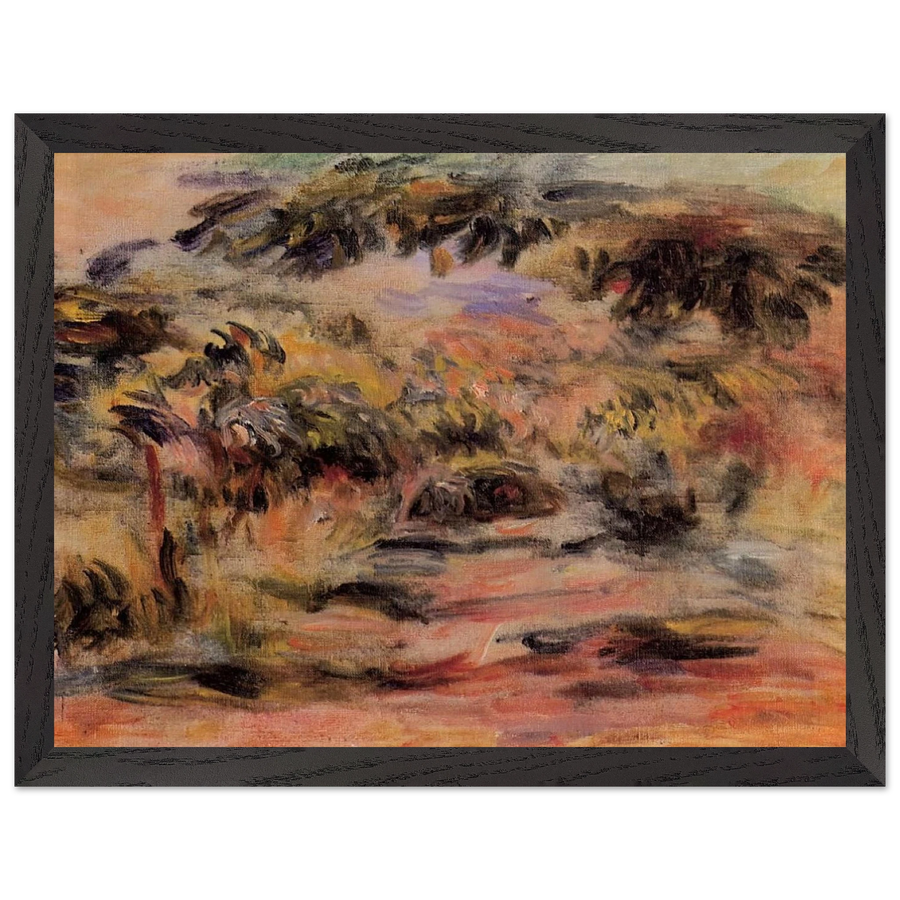The Footpath by Pierre-Auguste Renoir — Framed art print at Zephyeer