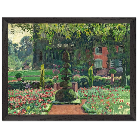 GARDEN IN SUMMER 1924 by Theo van Rysselberghe — Framed art print at Zephyeer