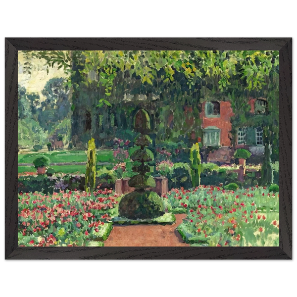 GARDEN IN SUMMER 1924 by Theo van Rysselberghe — Framed art print at Zephyeer