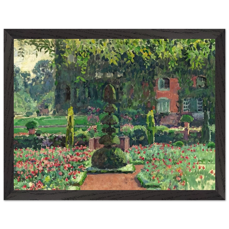 GARDEN IN SUMMER 1924 by Theo van Rysselberghe — Framed art print at Zephyeer