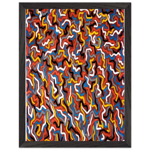 Squiggles by Sol LeWitt — Framed art print at Zephyeer