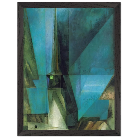 GELMERODA XIII 1936 by Lyonel Feininger — Framed art print at Zephyeer