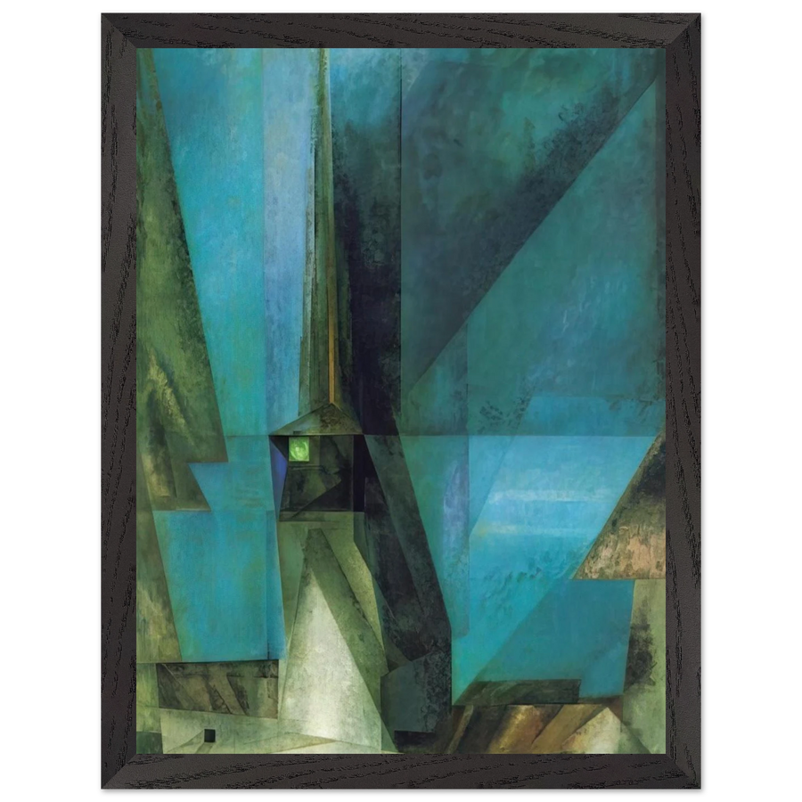 GELMERODA XIII 1936 by Lyonel Feininger — Framed art print at Zephyeer