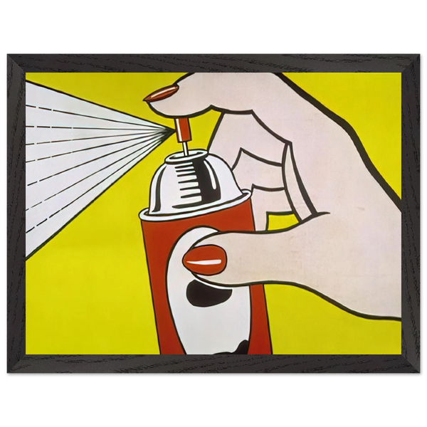 SPRAY 1962 by Roy Lichtenstein — Framed art print at Zephyeer