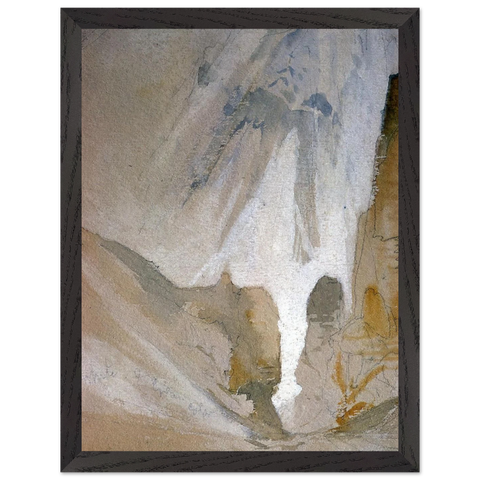 Canyon Walls, Yellowstone sketch by Thomas Moran — Framed art print at Zephyeer