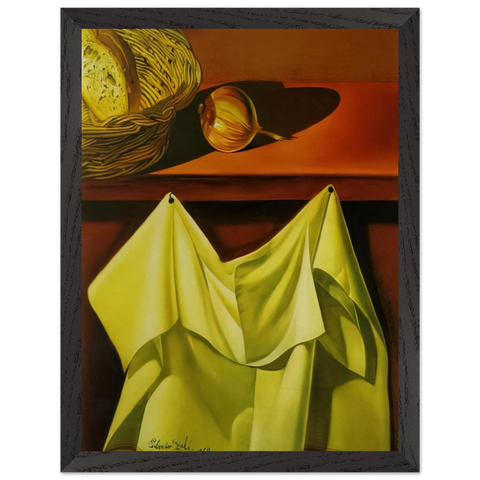UNTITLED STILL LIFE WITH WHITE CLOTH by Salvador Dali — Framed art print at Zephyeer