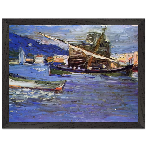 RAPALLO GRAUER DAY 1905 by Wassily Kandinsky — Framed art print at Zephyeer