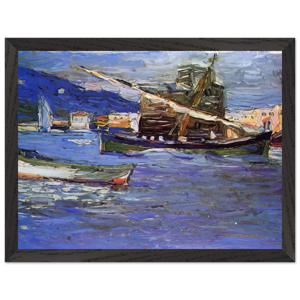 RAPALLO GRAUER DAY 1905 by Wassily Kandinsky — Framed art print at Zephyeer