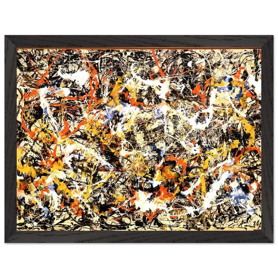CONVERGENCE 1952 by Jackson Pollock — Framed art print at Zephyeer