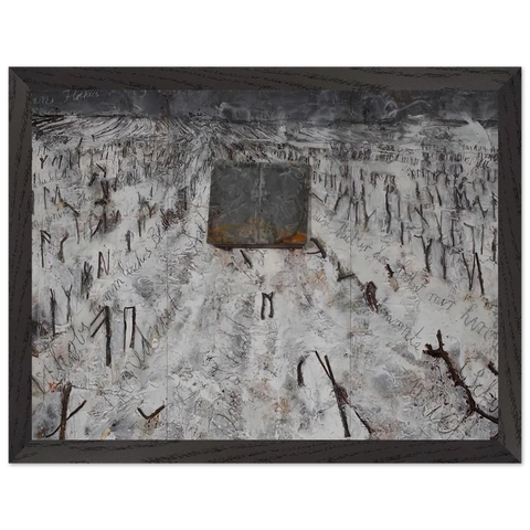 BLACK FLAKES 2006 by Anselm Kiefer — Framed art print at Zephyeer