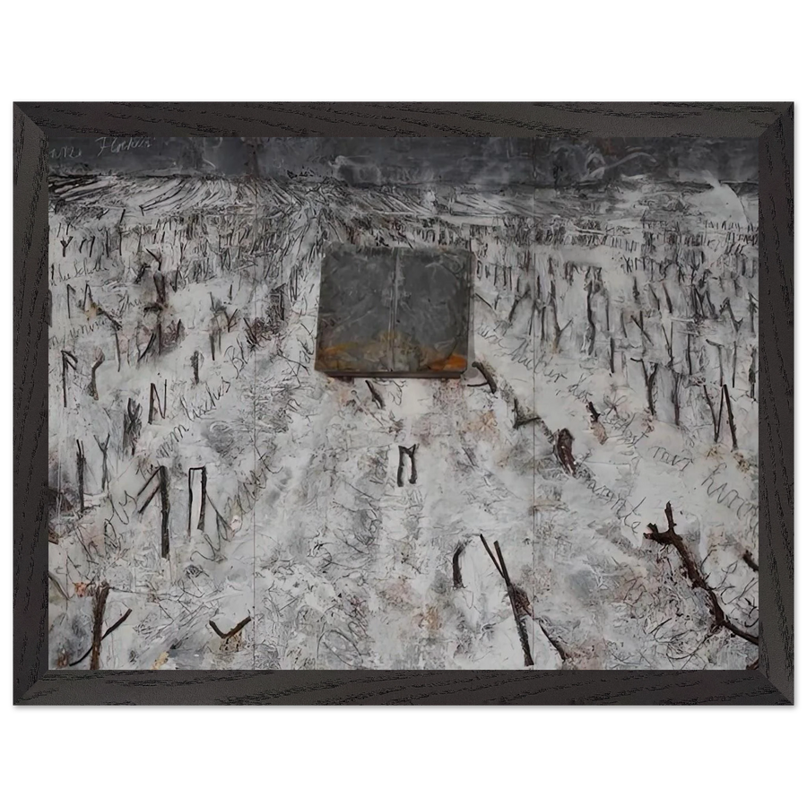 BLACK FLAKES 2006 by Anselm Kiefer — Framed art print at Zephyeer