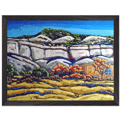 Ghost Ranch Painting by Georgia O'Keeffe — Framed art print at Zephyeer