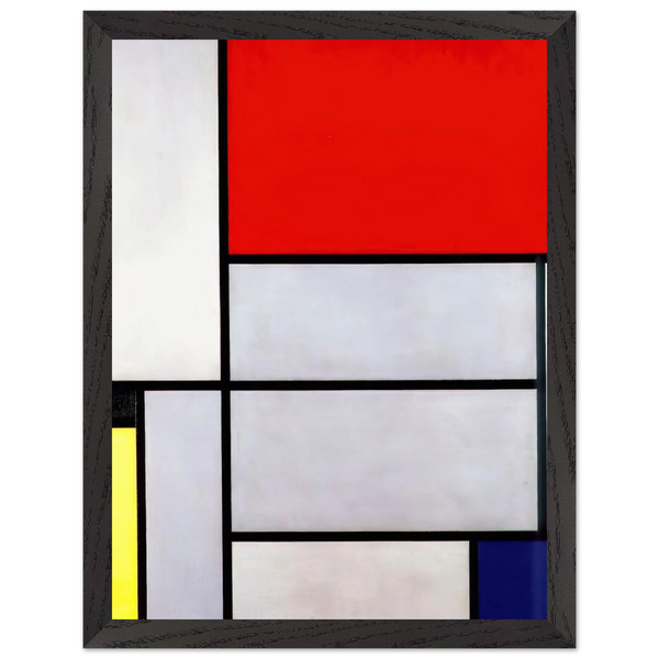 Tableau I by Piet Mondrian — Framed art print at Zephyeer