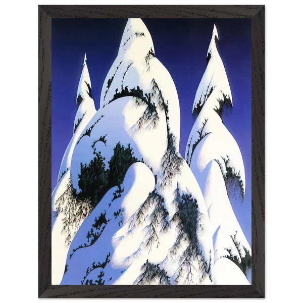 Snow Trees by Eyvind Earle — Framed art print at Zephyeer
