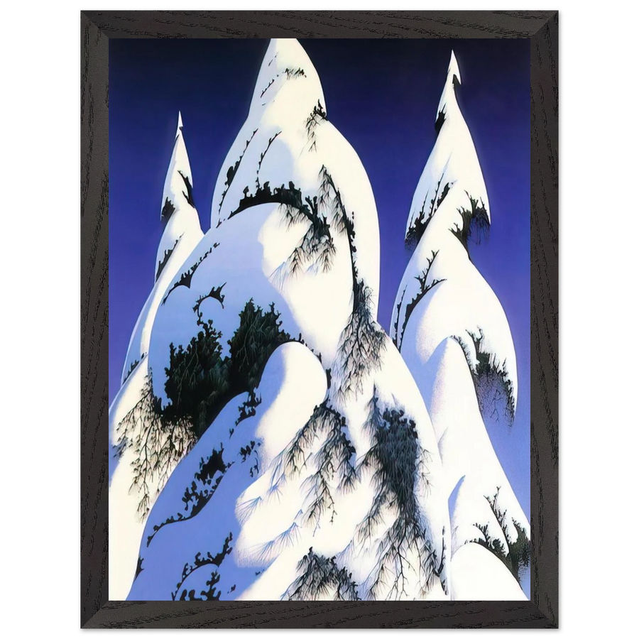 Snow Trees by Eyvind Earle — Framed art print at Zephyeer