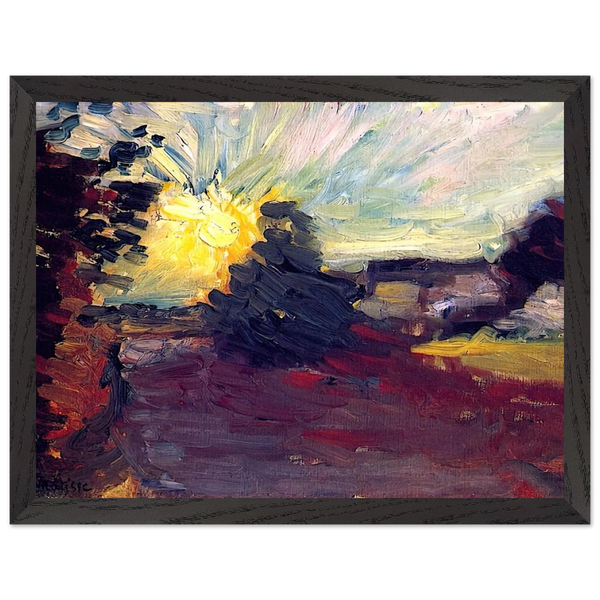SUNSET IN CORSICA 1898 by Henri Matisse — Framed art print at Zephyeer