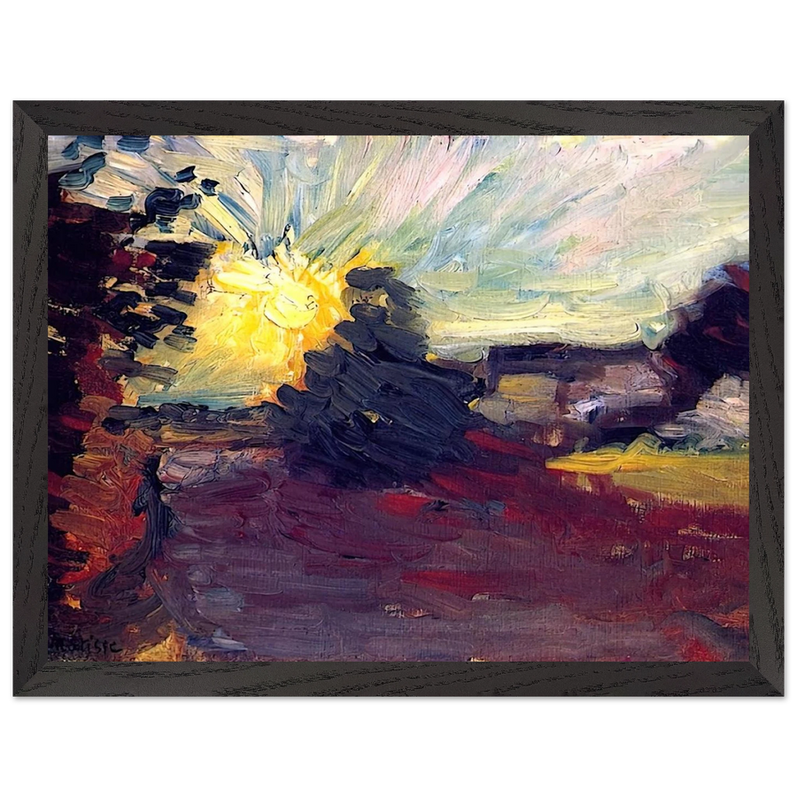 SUNSET IN CORSICA 1898 by Henri Matisse — Framed art print at Zephyeer