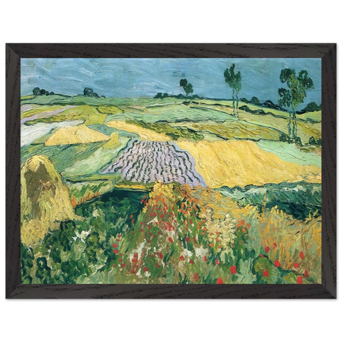 Wheatfields by Vincent van Gogh — Framed art print at Zephyeer