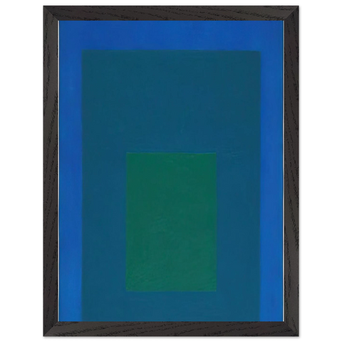 STUDY FOR HOMAGE TO THE SQUARE BEAMING 1963 by Josef Albers — Framed art print at Zephyeer