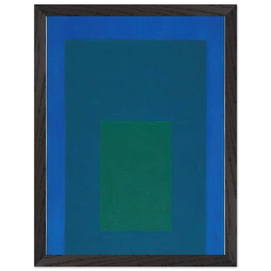 STUDY FOR HOMAGE TO THE SQUARE BEAMING 1963 by Josef Albers — Framed art print at Zephyeer
